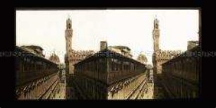 Uffizien mit Palazzo Vecchio und Dom im Hintergrund, Florenz