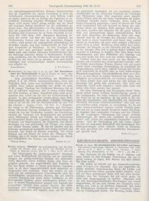 344-346 [Rezension] Grass, Hans, Die Abendmahlslehre bei Luther und Calvin