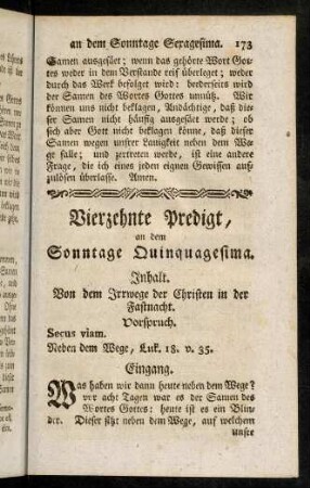 173-187, Vierzehnte Predigt