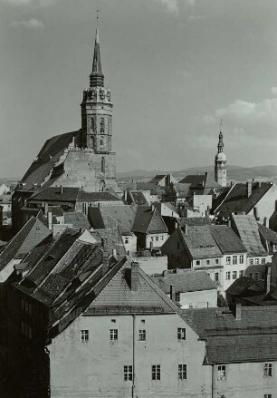 Ansicht vom Schlossturm mit Dom