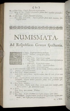 Numismata Ad Respublicas Graecas spectantia.