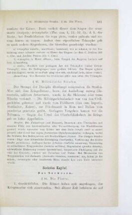 Sechstes Kapitel. Das Seewesen
