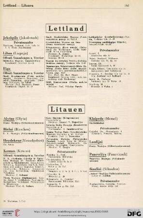 Lettland / Litauen