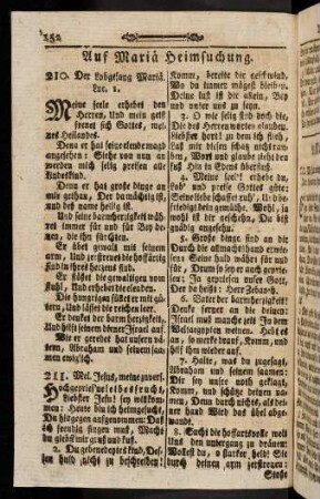 152-153, Auf Mariae Heimsuchung (210 - 211)