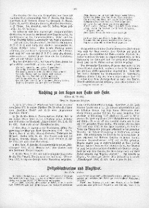 Polizeidirektorium und Magistrat