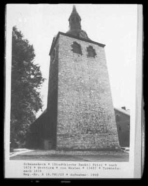 Stadtkirche Sankt Petri — Kirchturm