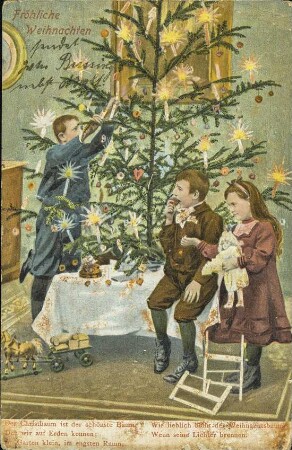 Fröhliche Weihnachten - Der Christbaum ist der schönste Baum [...]