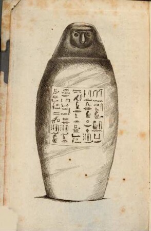 Inscription d'un vase Égyptien : Extrait du Messager des sciences et des arts