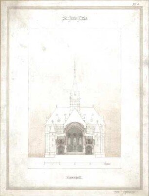 Thiersch, Friedrich von; München; St. Paul - Querschnitt