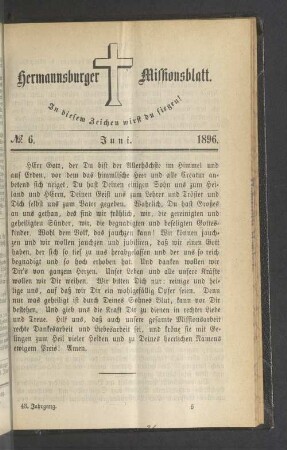 N° 6. Juni. 1896
