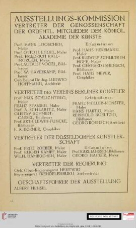Ausstellungs-Kommission