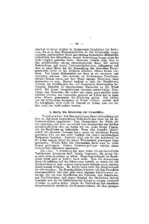 Die Gliederung der Grossstädte