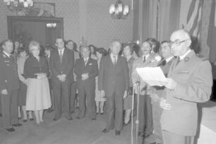 Neujahrsempfang der französischen Garnison in Karlsruhe in der Pagézy-Kaserne