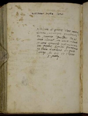 Paullus Simler Pirnensis, Venedig Marty 1574