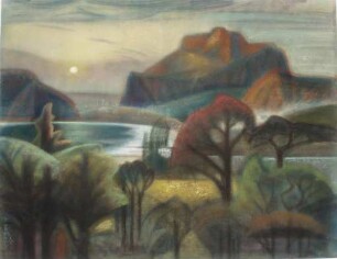Abend in der Toskana