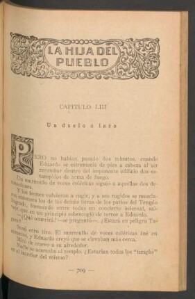 Capítulo LIII - Un duelo a lazo