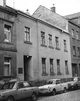 Aue, Rudolf-Breitscheid-Straße 36. Wohnhaus. Straßenansicht
