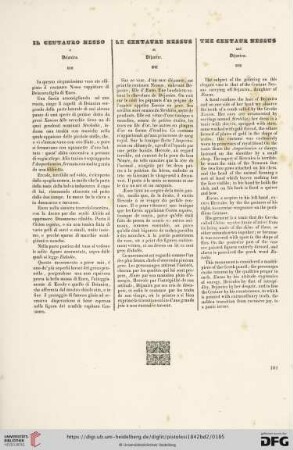 Le centaure Nessus et Déjanire