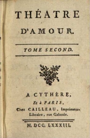 Théâtre D'Amour, 2