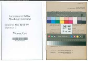 Entnazifizierung Leo Terwey , geb. 15.02.1899 (Arzt)