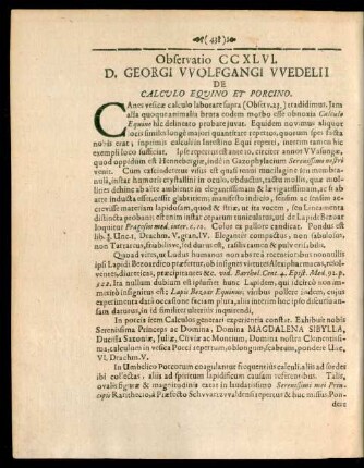 D. Georgi Wolfgangi Wedelii