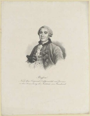 Bildnis des Georges Louis Le Clerc de Buffon