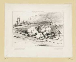 Strandgut, Blatt 1 der Folge "Croquis par divers Artistes"