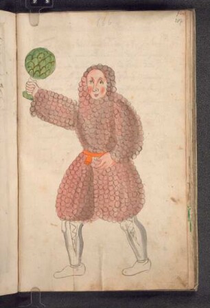 Schembartläufer 1439, Kestenmann (Kostüm aus Kastanien)