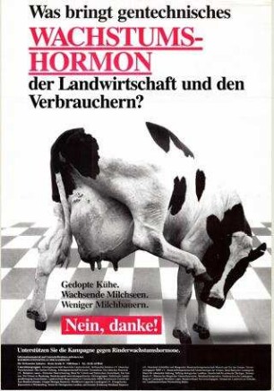 Was bringt gentechnisches Wachstumshormon der Landwirtschaft und den Verbrauchern?