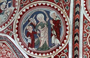 südliche Gewölbekappe — Bildfeld: Jesus und seine Eltern