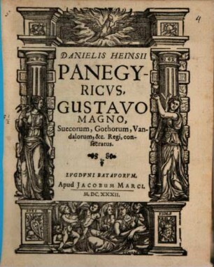 Panegyricus, Gustavo Magno, Suecorum, Gothorum, Vandalorum etc. Regi, consecratus