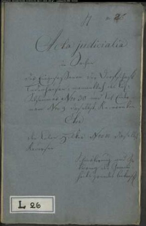 Lüdenhausen, Eingesessene: Selsemeier Nr. 30 und Eickermann Nr. 9 zu Lüdenhausen gegen Hilker Nr. 10 zu Lüdenhausen - Schmälerung des Gemeinheitsgrundes
