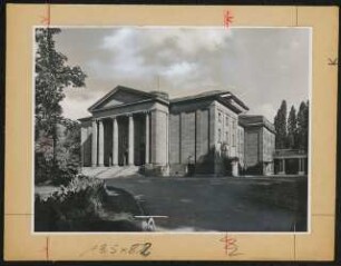 Königliches Hoftheater kleines Haus, Stuttgart: Ansicht von Westen