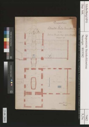 Freiherrlich von Burgker Steinkohlenwerke, Freital-Burgk, Segen-Gottes-Schacht, Schachtfördereinrichtung