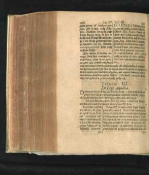 Titulus III. De Lege Aquilia.