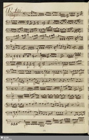 142. Aria: Colle procelle in seno / Scarlatti, G.