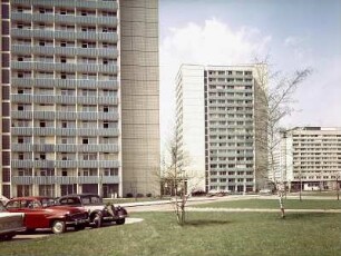 Dresden. Blick entlang der Mosczinskystraße Richtung Prager Straße