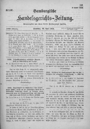 No. 17. 26. April 1870