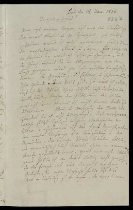 Nr. 1327: Brief von Friedrich Gottlieb Welcker an Karl Otfried Müller, Bonn, 14.1.1836