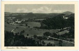 Bärenstein. Blick auf Bärenstein