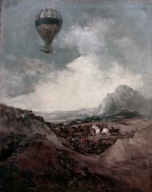 Aufsteigender Luftballon