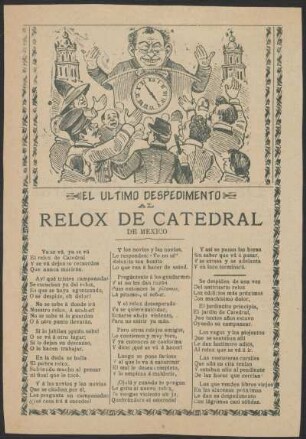 El último despedimento al relox de Catedral de México