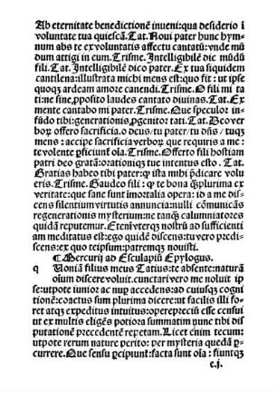 Mercurii ad Esculapiu[s] Epylogus