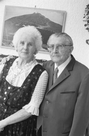 Diamanthochzeit der Eheleute Heinrich und Elfriede Paldus