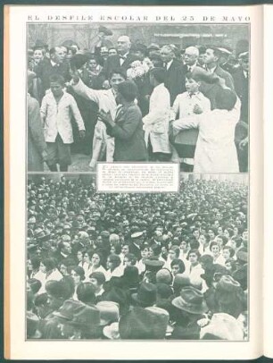 El desfile escolar del 25 de Mayo