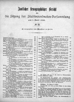 No 22, 1. Juni 1886