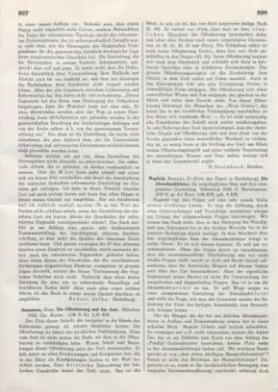 298-300 [Rezension] Hupfeld, Renatus, Die Abendmahlsfeier