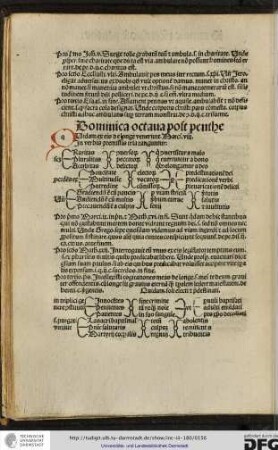 Dominica octava post penthecostes.
