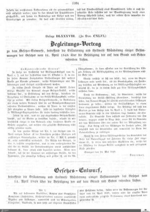 Beilagen zu Protokoll, 146. Sitzung