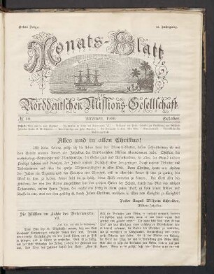 N° 10. Bremen, 1900. October